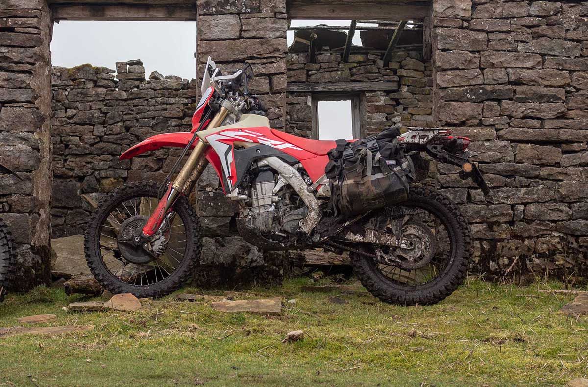 Honda 450 adventure shop bike
